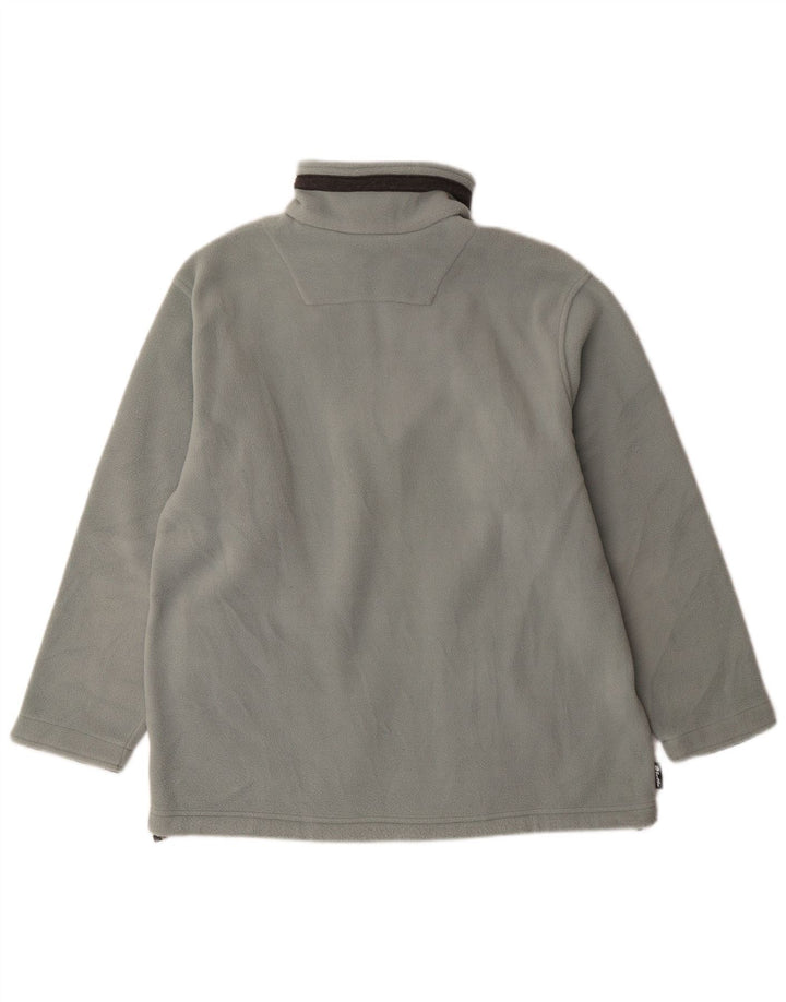 Męski sweter polarowy z zamkiem błyskawicznym XL LOTTO, niebieski poliester