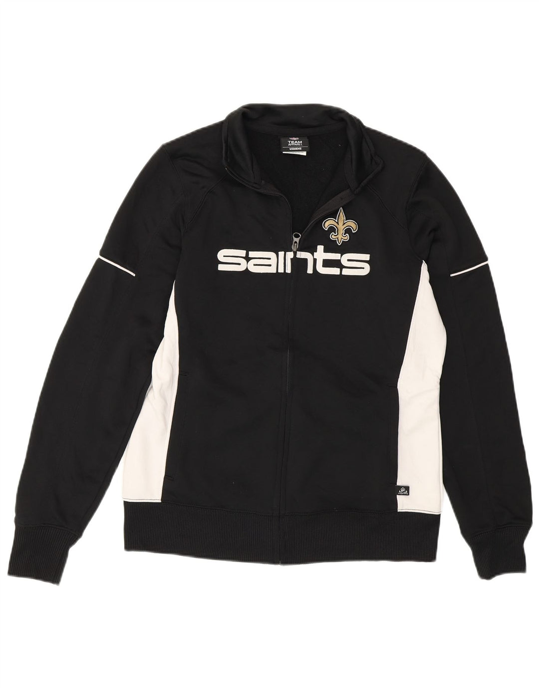 Kurtka dresowa damska NFL New Orleans Saints UK 14, średnia czarna