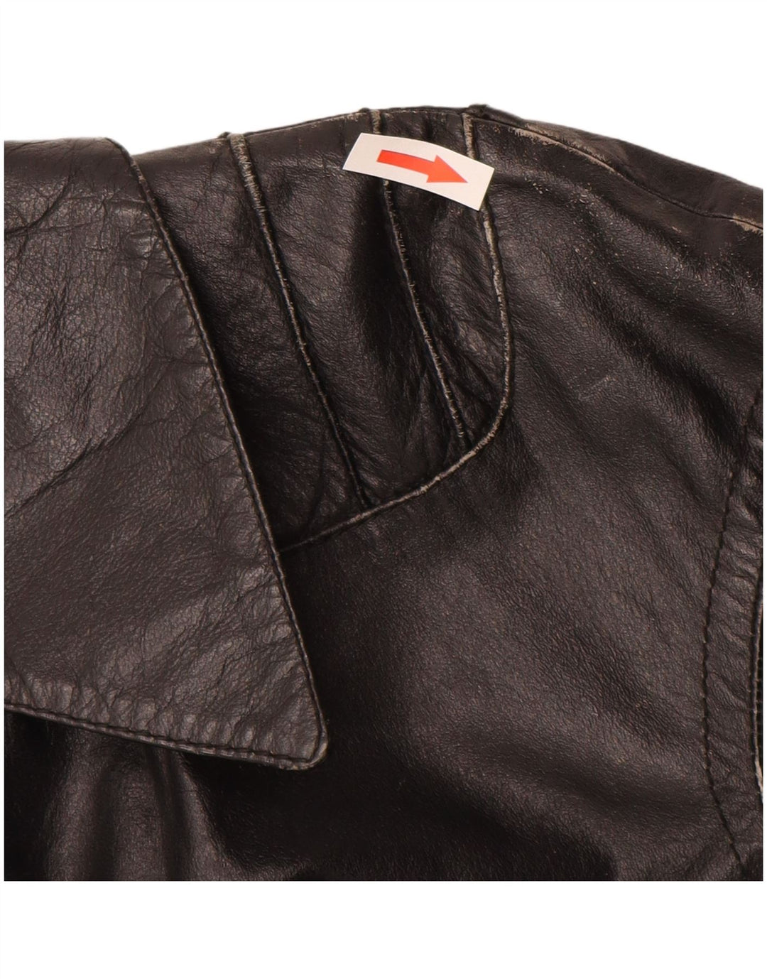 Vintage dziewczęca skórzana kurtka 11-12 lat XL czarna
