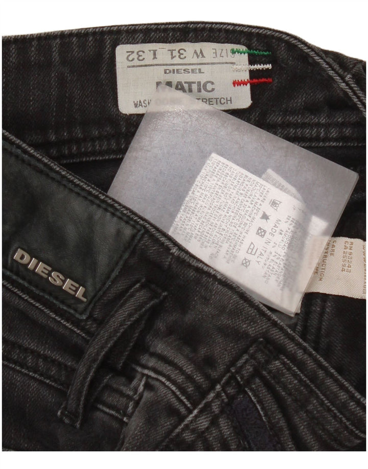 Dżinsy damskie Diesel Matic Stretch Straight W31 L26 Czarna bawełna