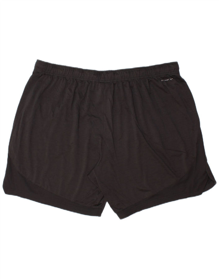 Męskie spodenki sportowe RUSSELL ATHLETIC Dri-Power XL, czarne, poliestrowe