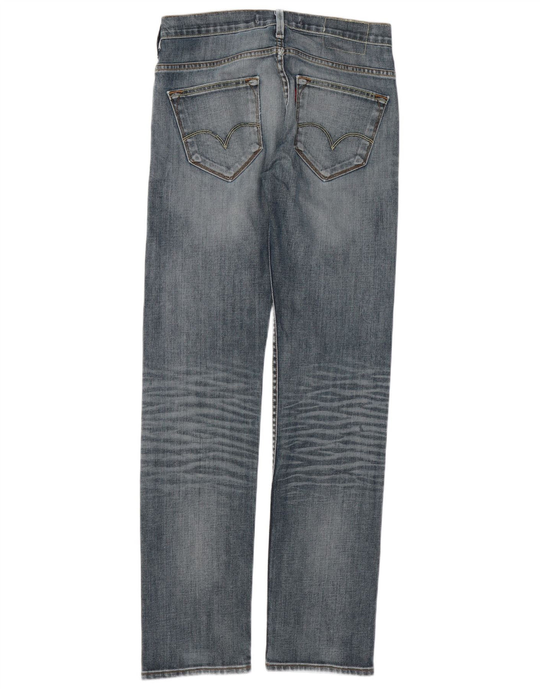 Męskie dżinsy Levi's 504 Straight W30 L34 Niebieskie bawełniane