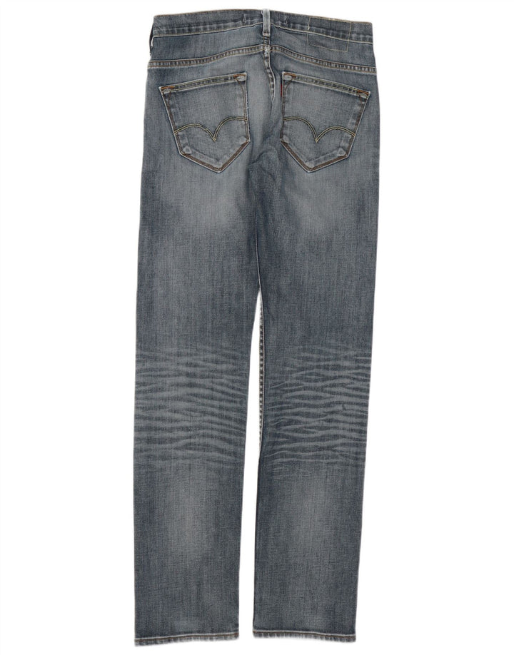 Męskie dżinsy Levi's 504 Straight W30 L34 Niebieskie bawełniane