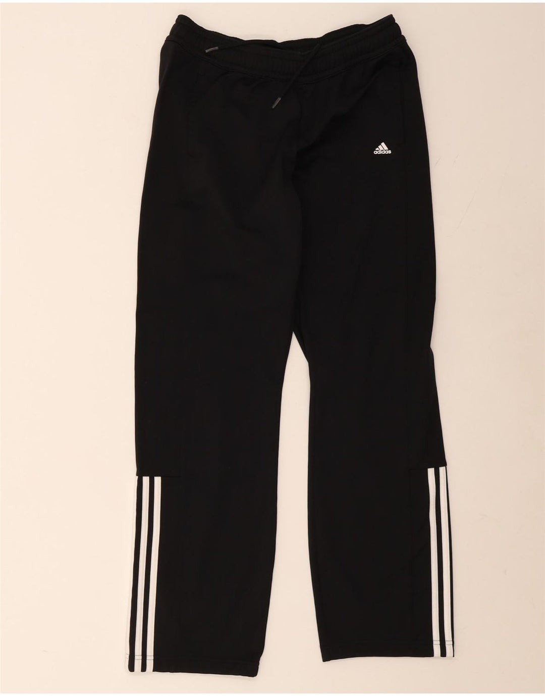 Damskie spodnie dresowe Adidas UK 12/14 Średni czarny poliester