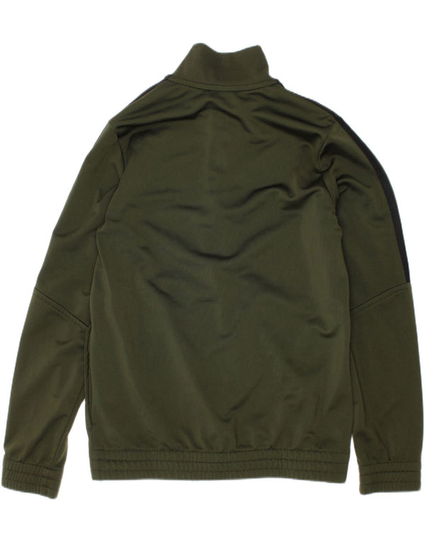 Chłopięca bluza dresowa Adidas 9-10 lat Khaki Poliester