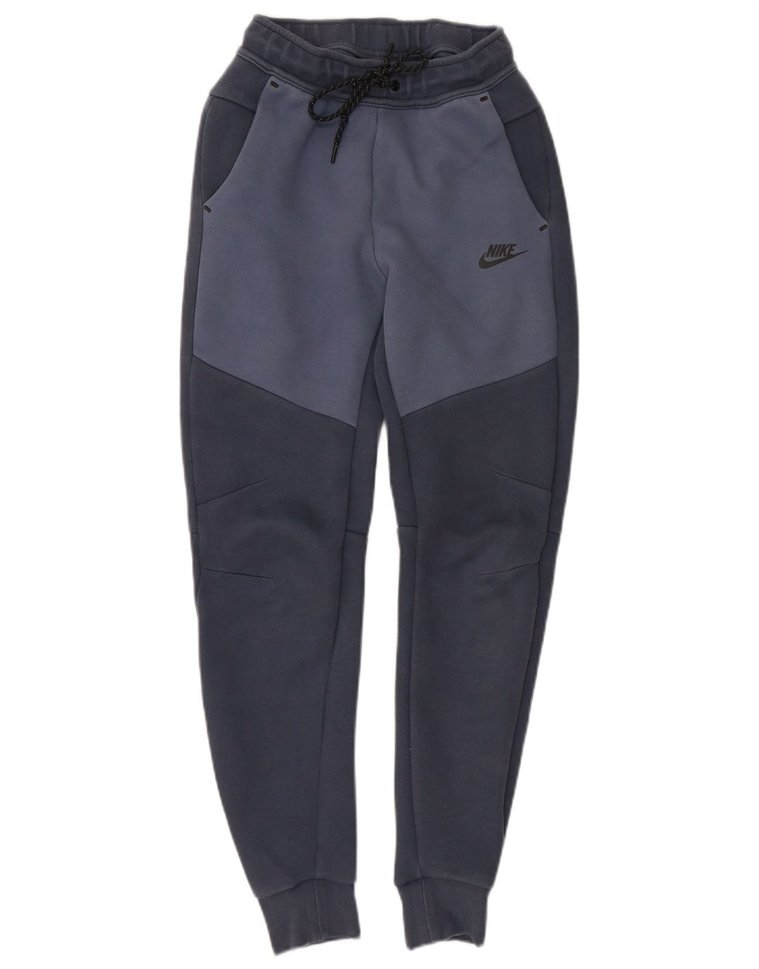 Damskie spodnie dresowe NIKE Joggers UK 4 XS Granatowe, z blokami kolorów