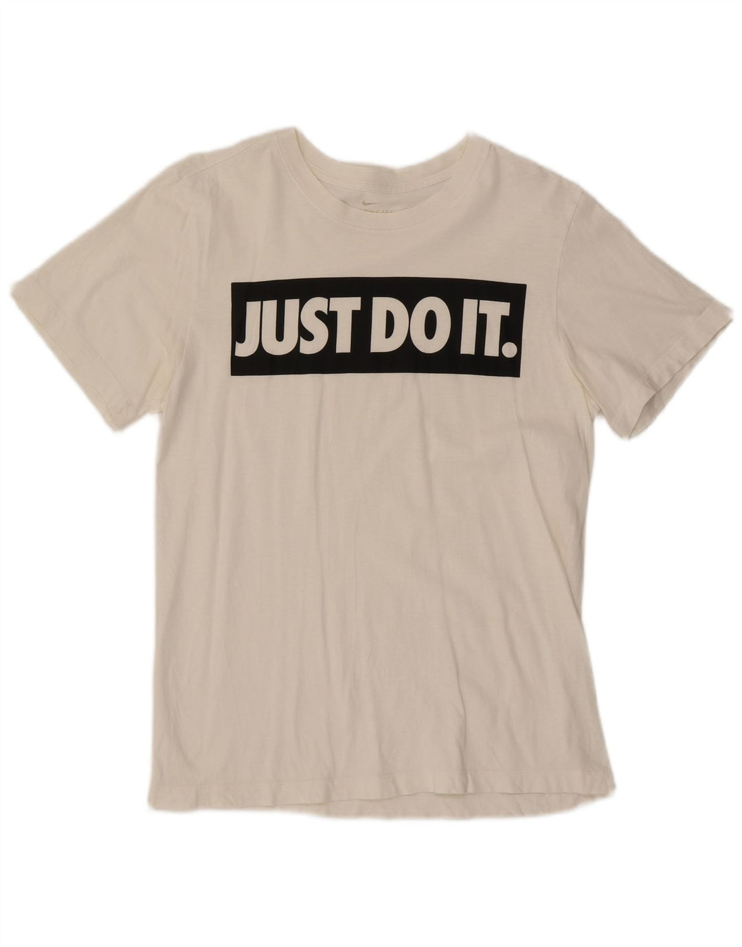 Męski T-shirt z grafiką Nike, mały, biały, bawełniany