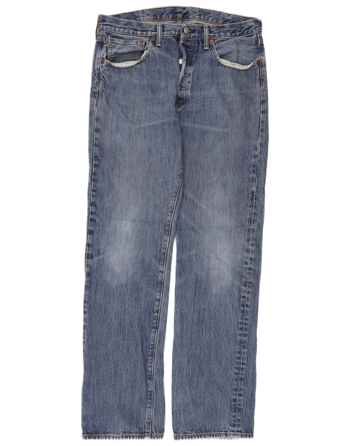 Męskie proste dżinsy Levi's W32 L30 Niebieskie