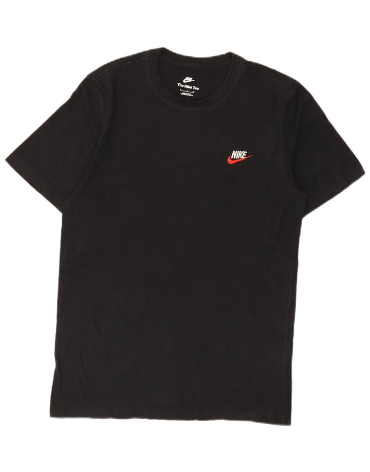 T-shirt męski Nike, mały, czarny, bawełniany