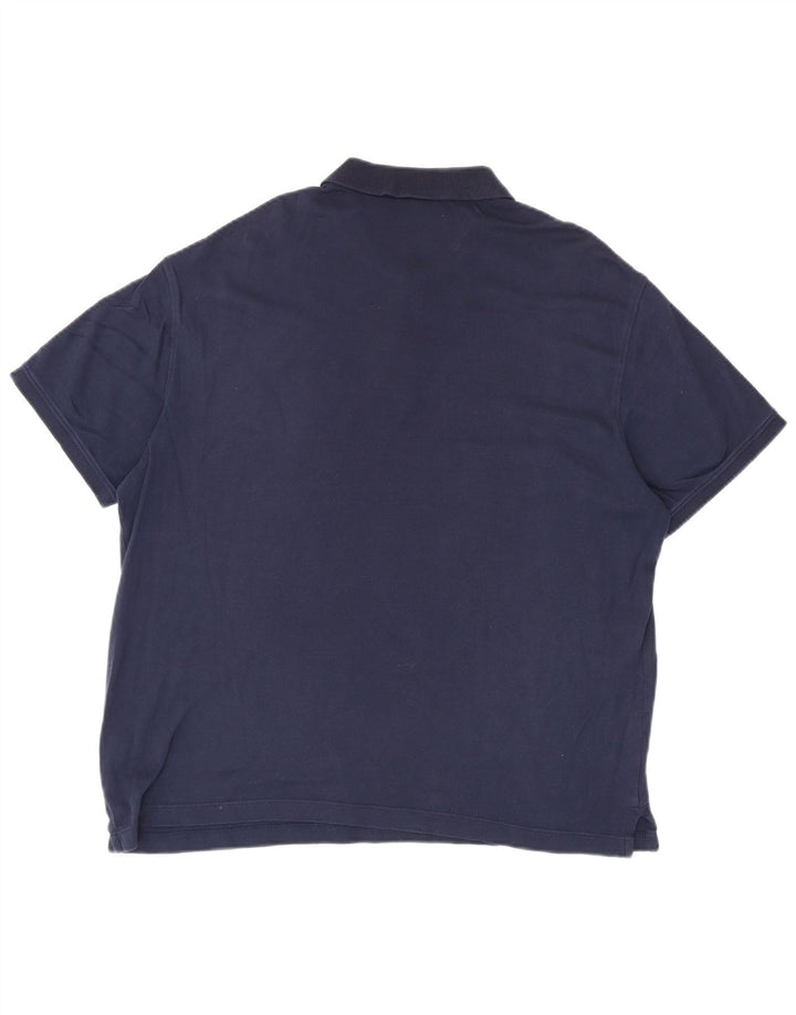 Męska koszulka polo Van Heusen, duża, granatowa, bawełniana