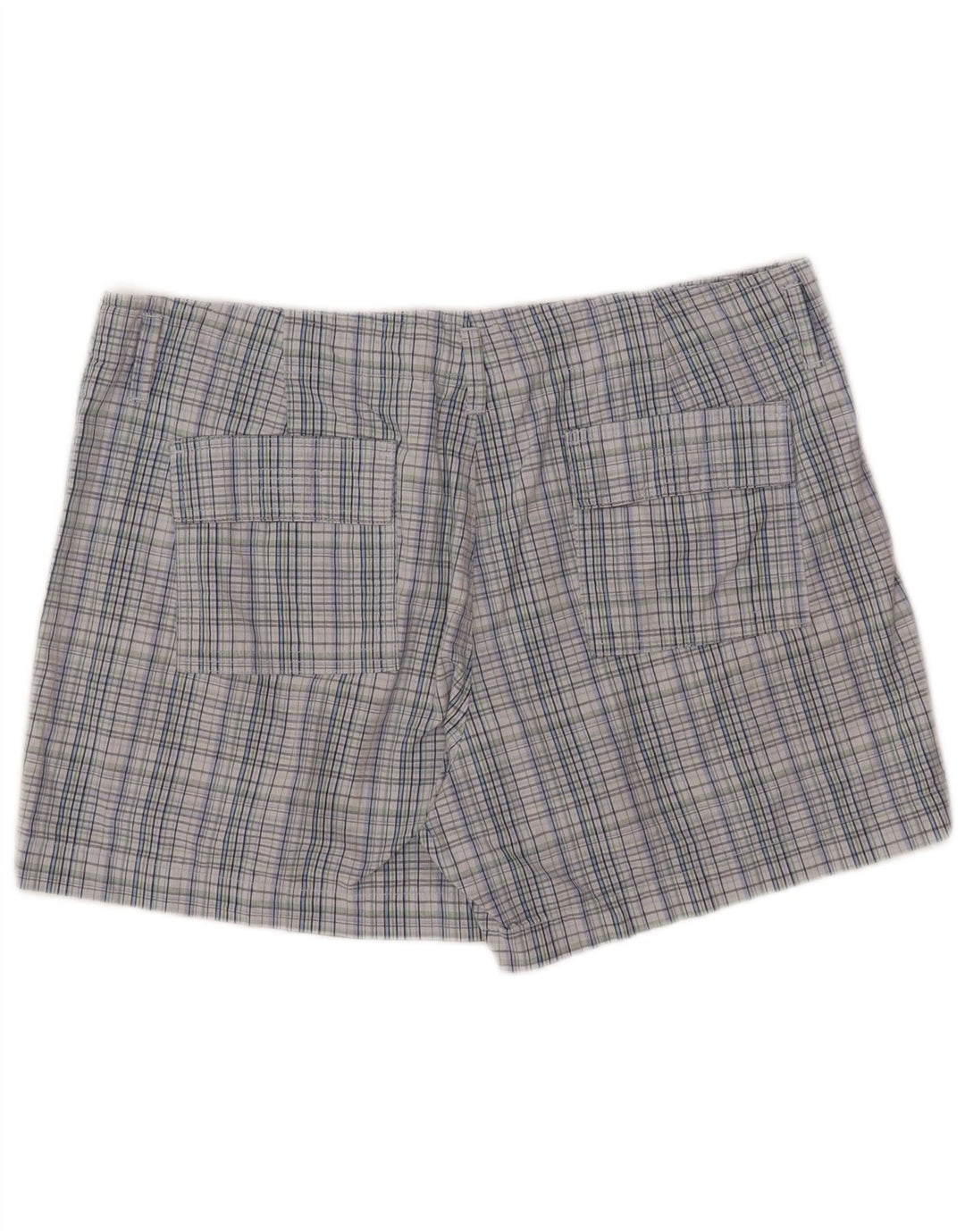 Damskie spodenki Chino Lee US 16 2XL W36, bawełniana niebieska kratka