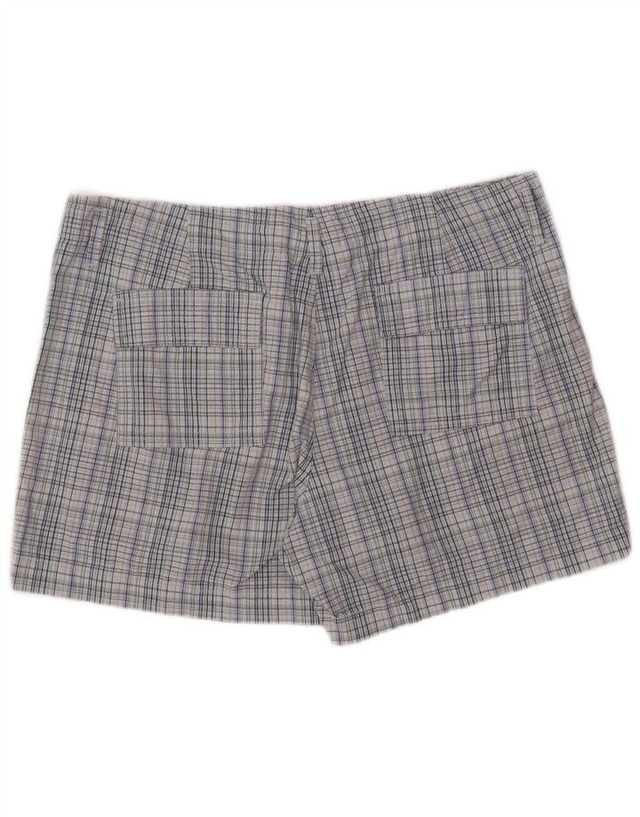 Damskie spodenki Chino Lee US 16 2XL W36, bawełniana niebieska kratka