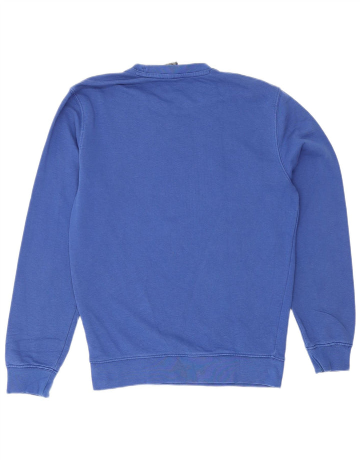 Męski sweter z grafiką Champion, mały, niebieski, bawełniany
