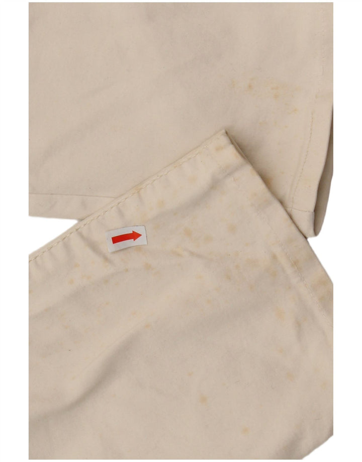 CALVIN KLEIN Damskie proste spodnie na co dzień W27 L30 Złamana biała bawełna