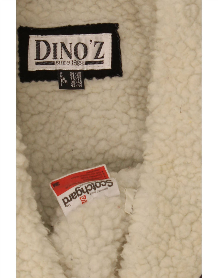 Damska kurtka typu shearling DINO' Z oversize UK 10/12, mała brązowa