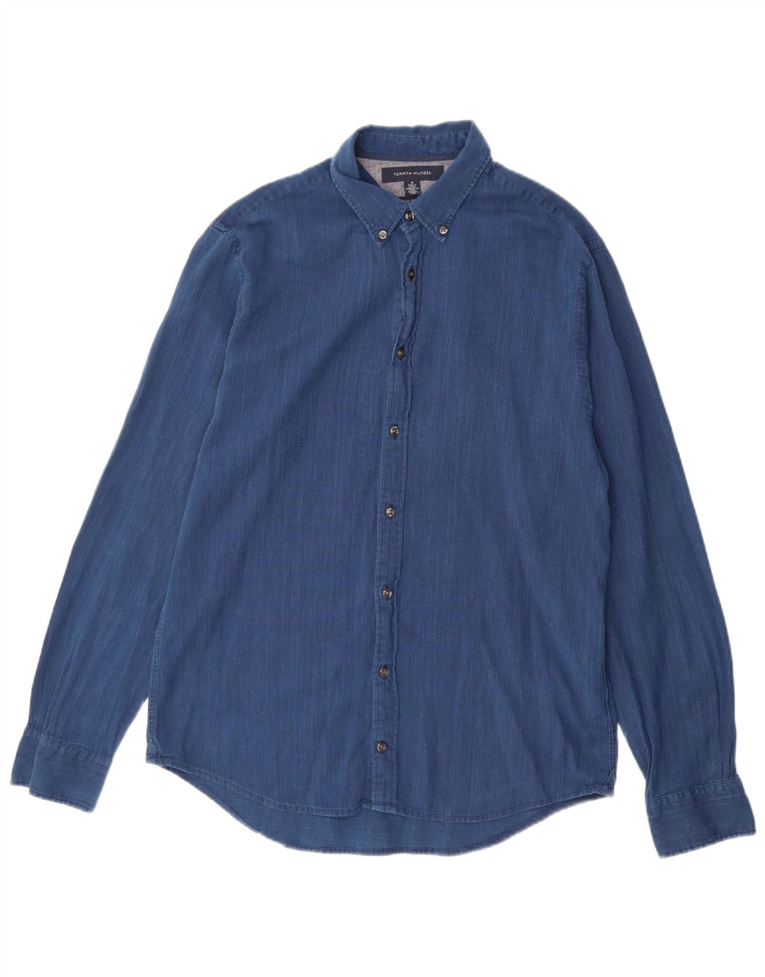 Męska koszula TOMMY HILFIGER New York Fit, bawełniana, w kolorze średniego błękitu