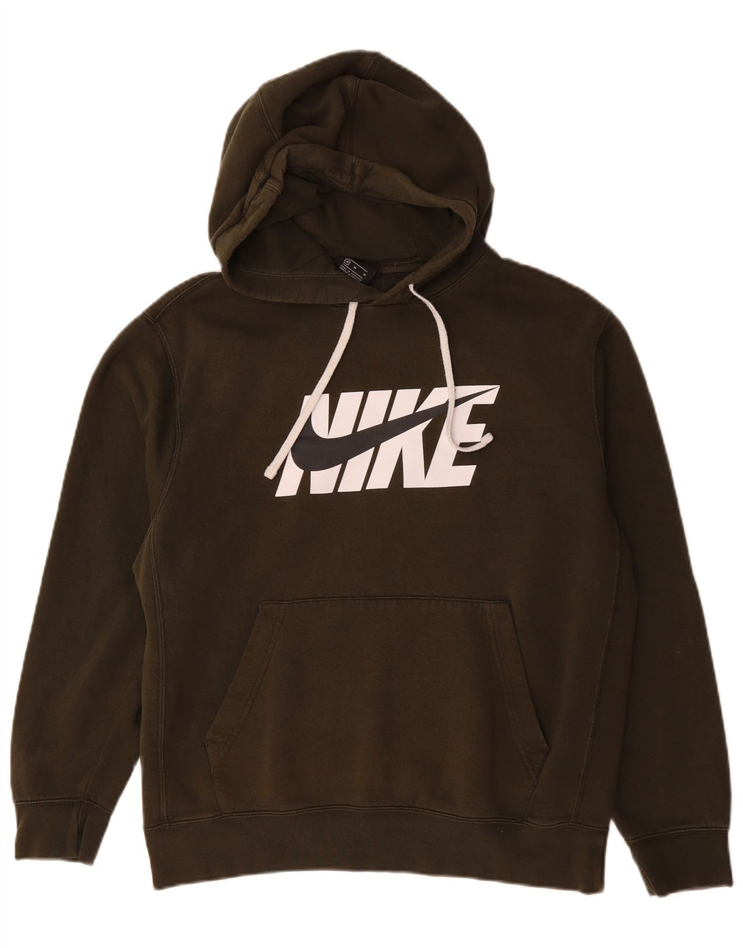 Męska bluza z kapturem Nike z grafiką, średnia, bawełniana khaki