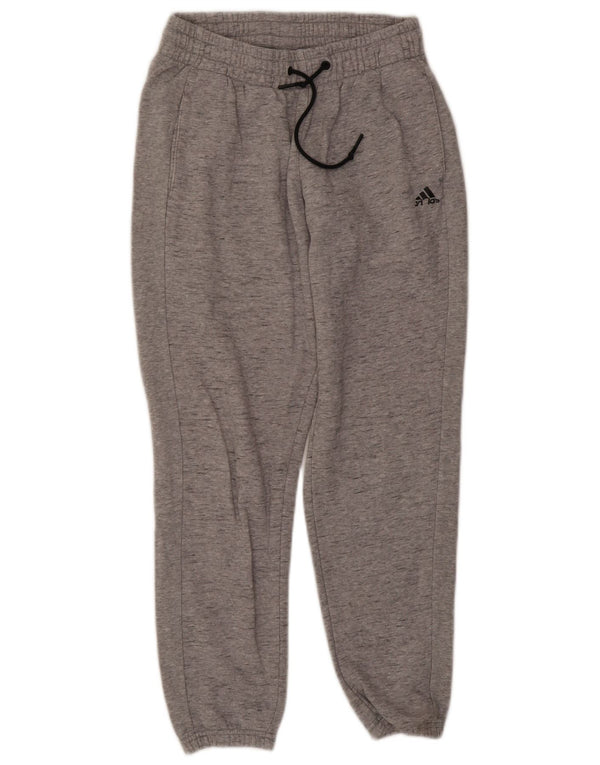 Damskie spodnie dresowe Adidas Joggers UK 8/10 Małe, szare, bawełniane