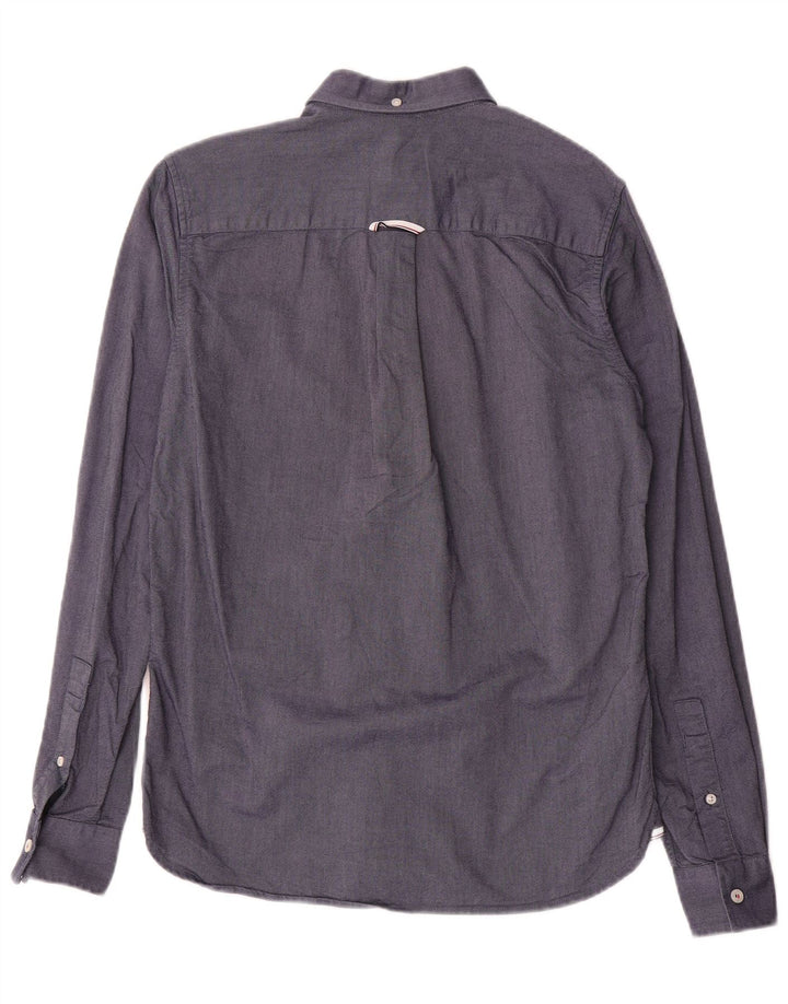 Koszula męska Fred Perry, mała, granatowa, bawełniana