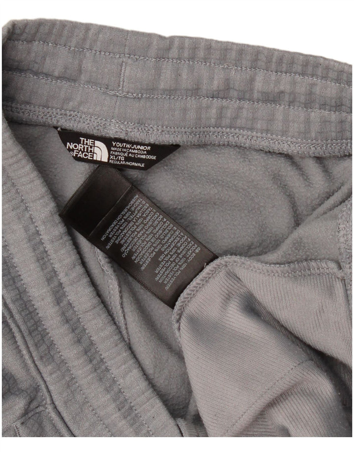 Chłopięce spodenki sportowe THE NORTH FACE z grafiką 14-15 lat XL, szary poliester