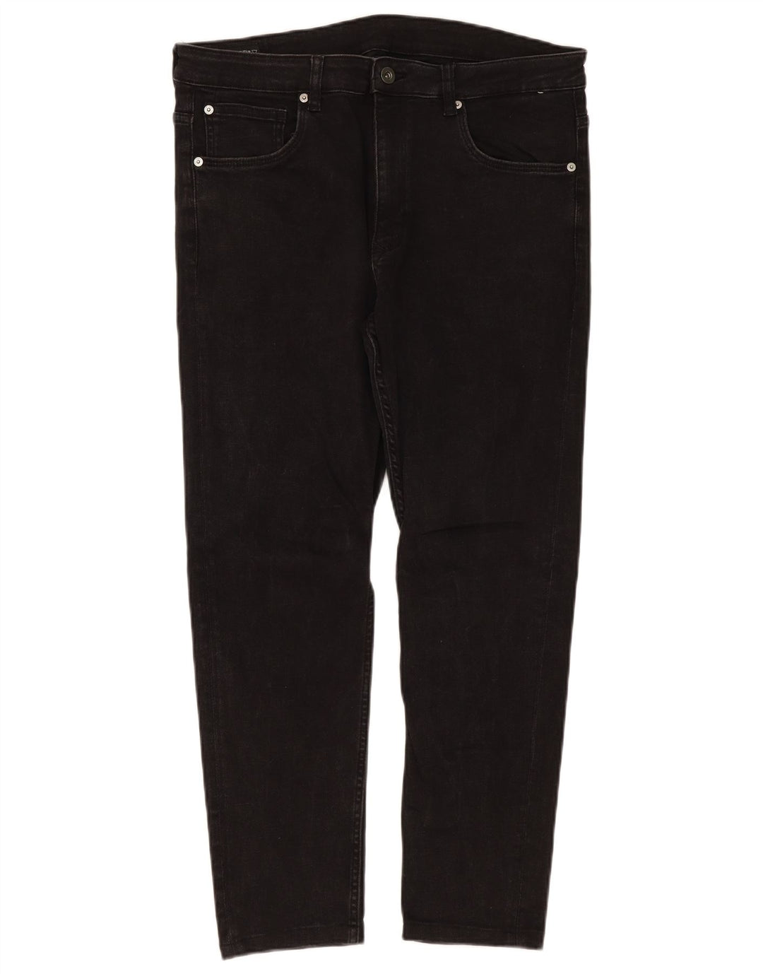 Męskie jeansy slim fit Zara EU 46 XL W36 L28 czarne