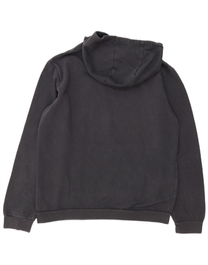 Męska bluza z kapturem Adidas, średnia czarna bawełna