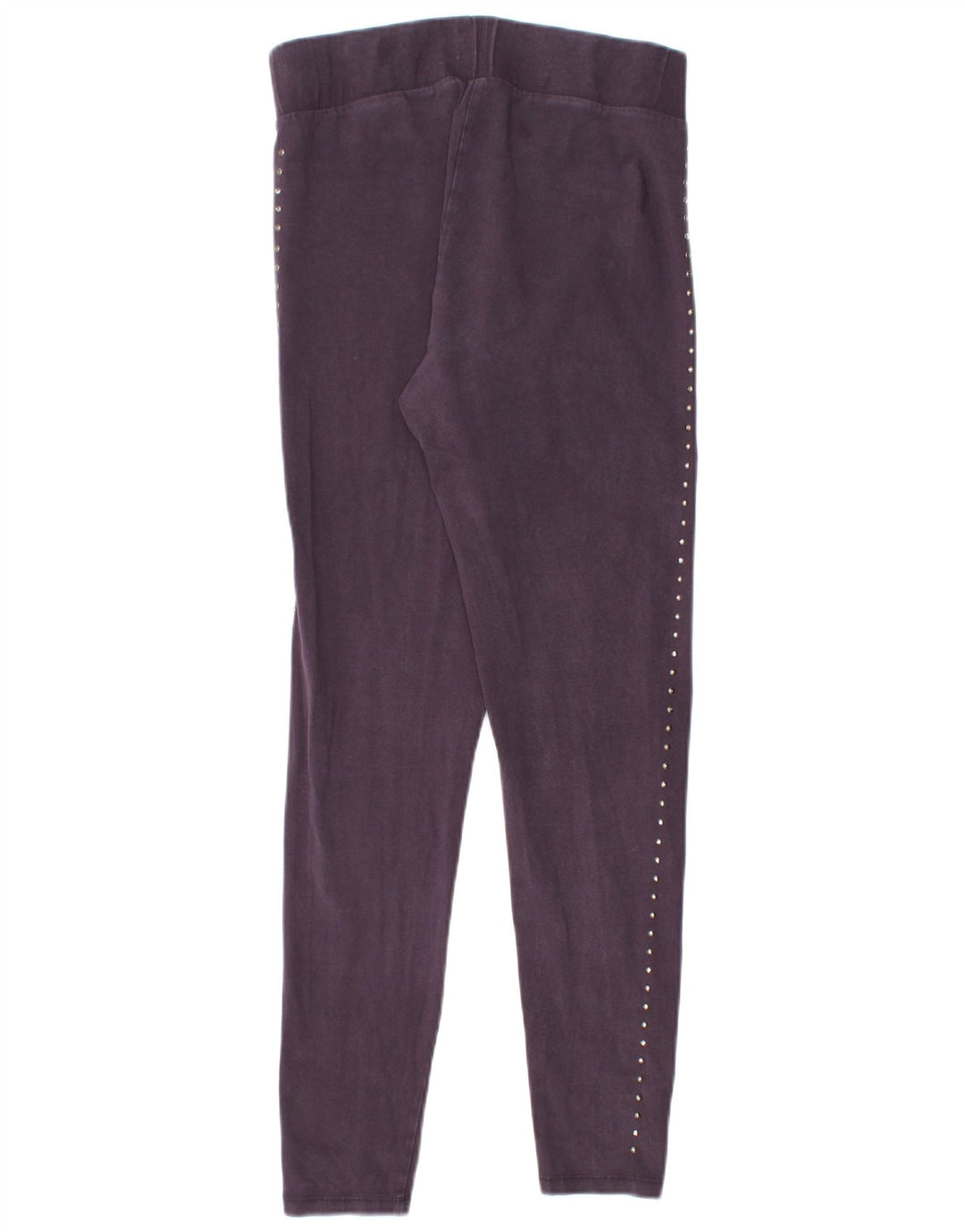 Legginsy damskie Marks & Spencer UK 12 Średniofioletowe, bawełniane w cętki