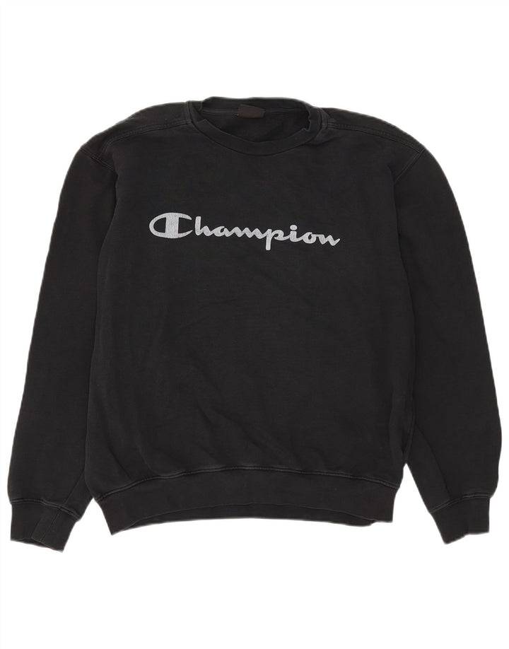 Damska bluza z grafiką Champion XL, czarna, bawełniana