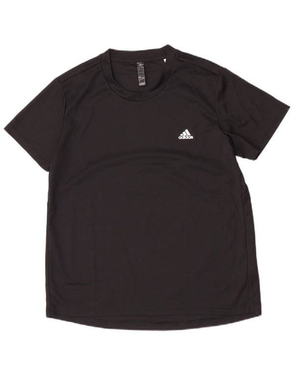 Damska koszulka Adidas Aeroready Top UK 16/18, duży, czarny poliester