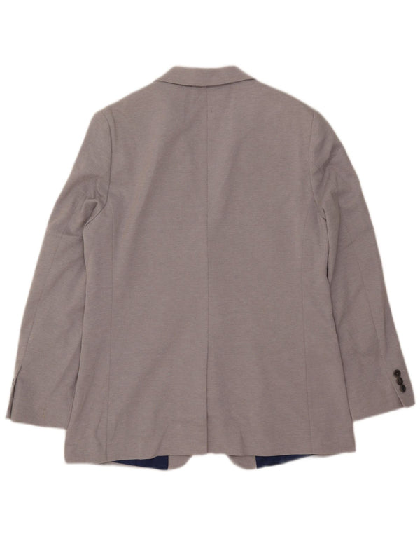 Marks & Spencer Męska marynarka zapinana na 2 guziki, UK 40, duża, szara, poliestrowa