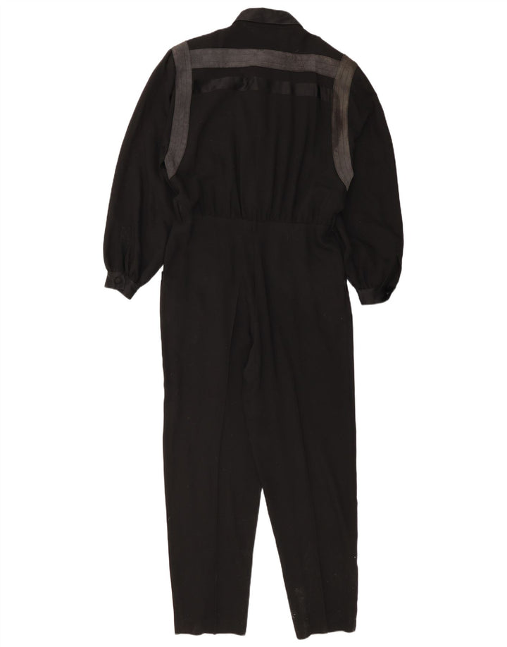 Damski kombinezon z długim rękawem De Pietri IT 44 w kolorze średniej czerni