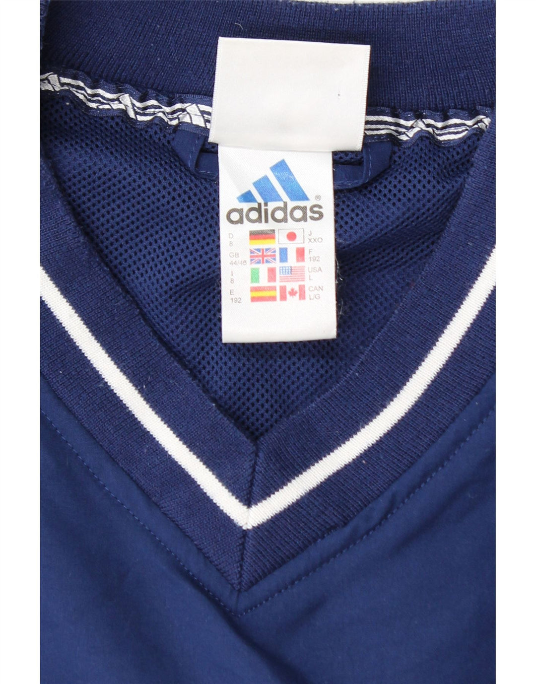 Adidas Męska bluza dresowa Top Jacket UK 44/46 Duża granatowa