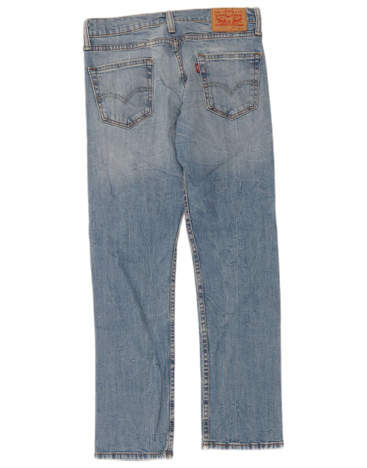 Męskie jeansy Levi's 504 Straight W30 L30 Niebieskie bawełniane
