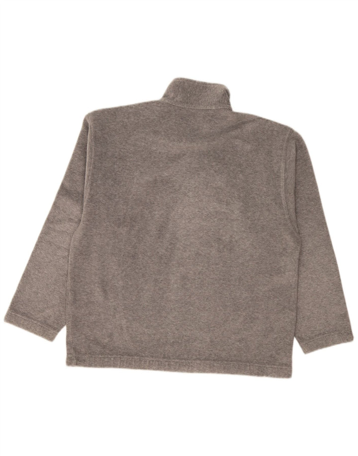 Męski sweter polarowy Sergio Tacchini z zamkiem błyskawicznym, duży, szary