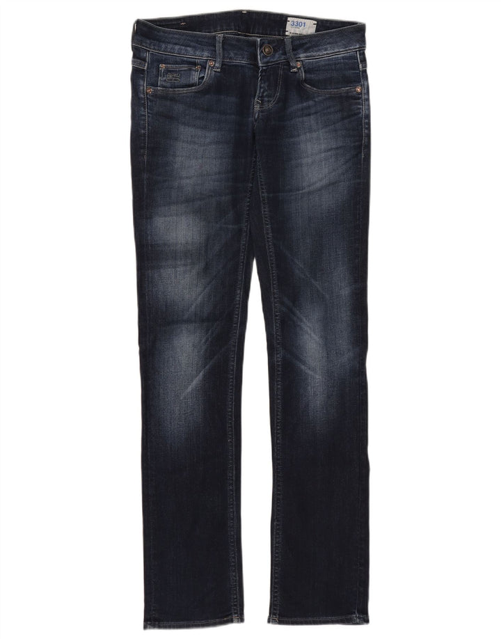 Damskie jeansy G-Star 3301 Slim W30 L31 Granatowe