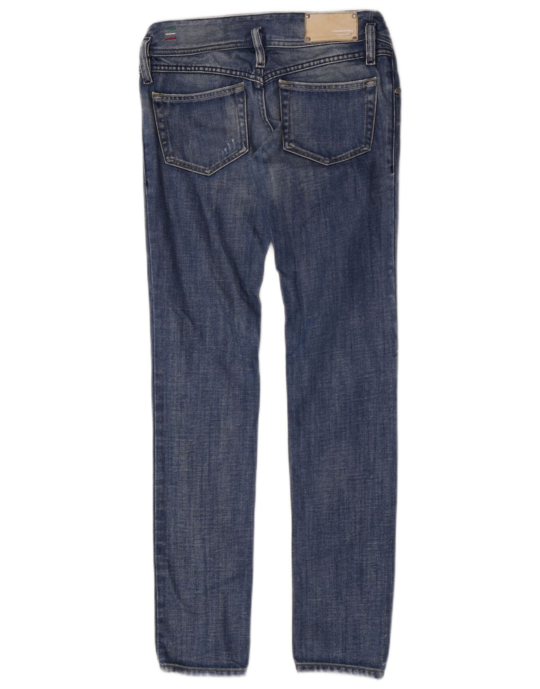 Diesel Damskie Matic Distressed Slim Jeans W26 L32 Niebieskie bawełniane