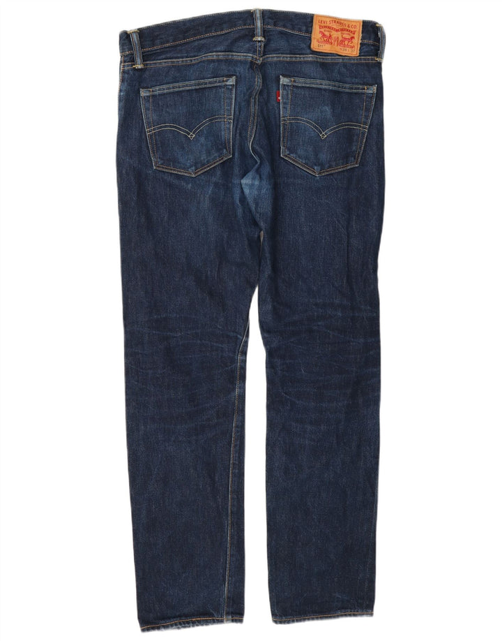 Męskie jeansy Levi's 511 Slim W34 L32 Niebieska bawełna
