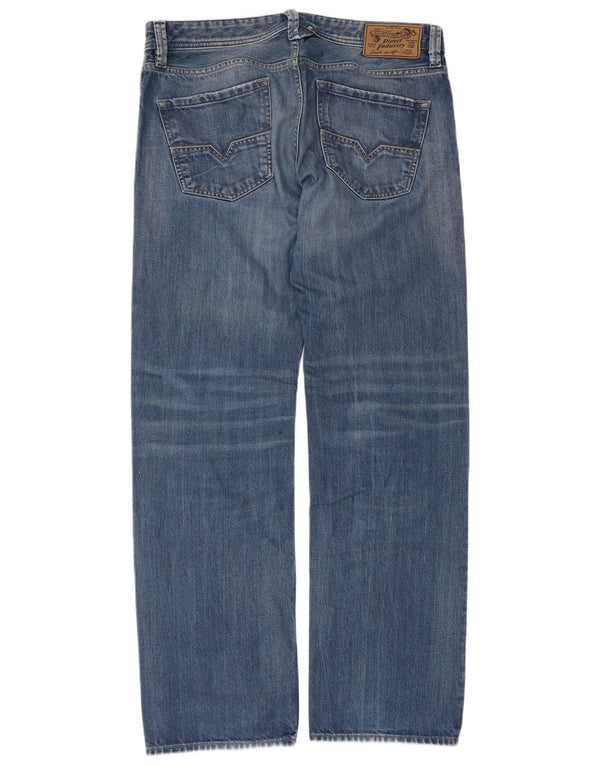 DIESEL Męskie jeansy Larkee o regularnym kroju W34 L32 Niebieska bawełna