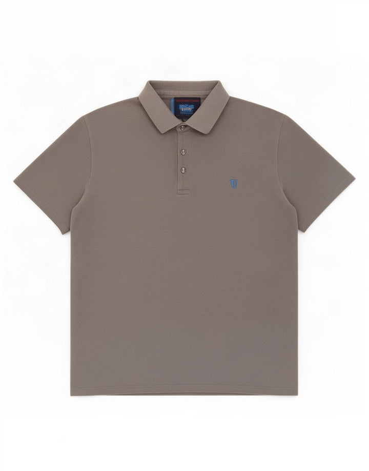 Męska koszulka polo Trussardi Jeans, duża, szara