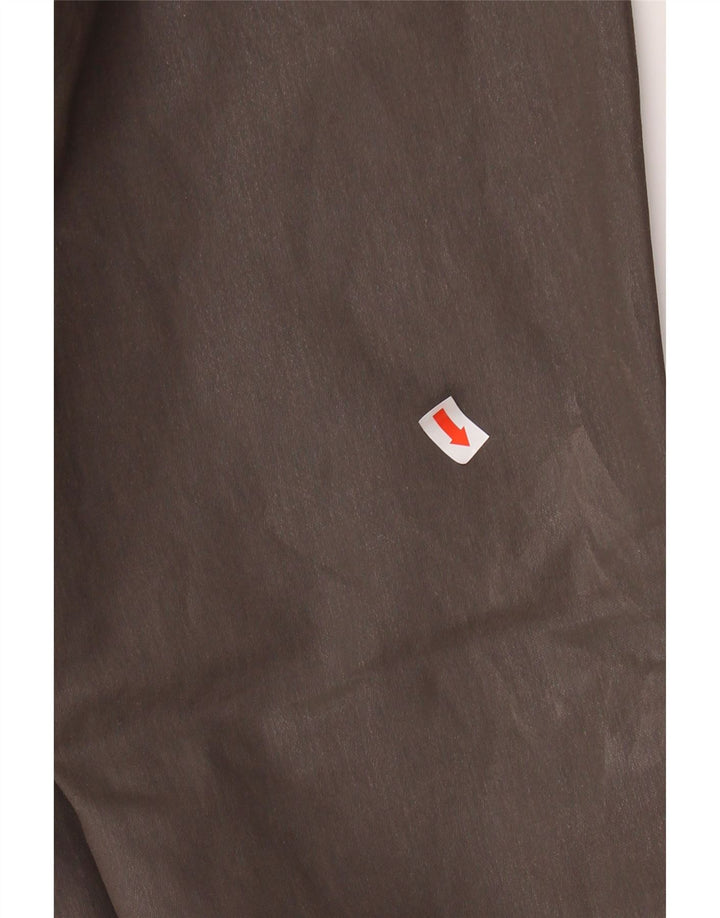 Damskie spodnie obcisłe na co dzień ZARA W26 L28 Brązowa bawełna