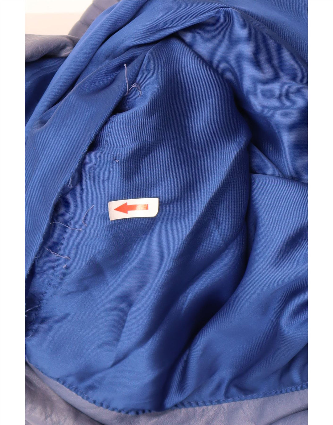 Vintage damska kurtka skórzana oversize EU 40 Medium Blue