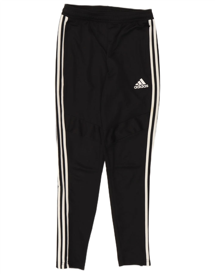 Męskie spodnie dresowe Adidas Climacool, małe, czarne, poliestrowe