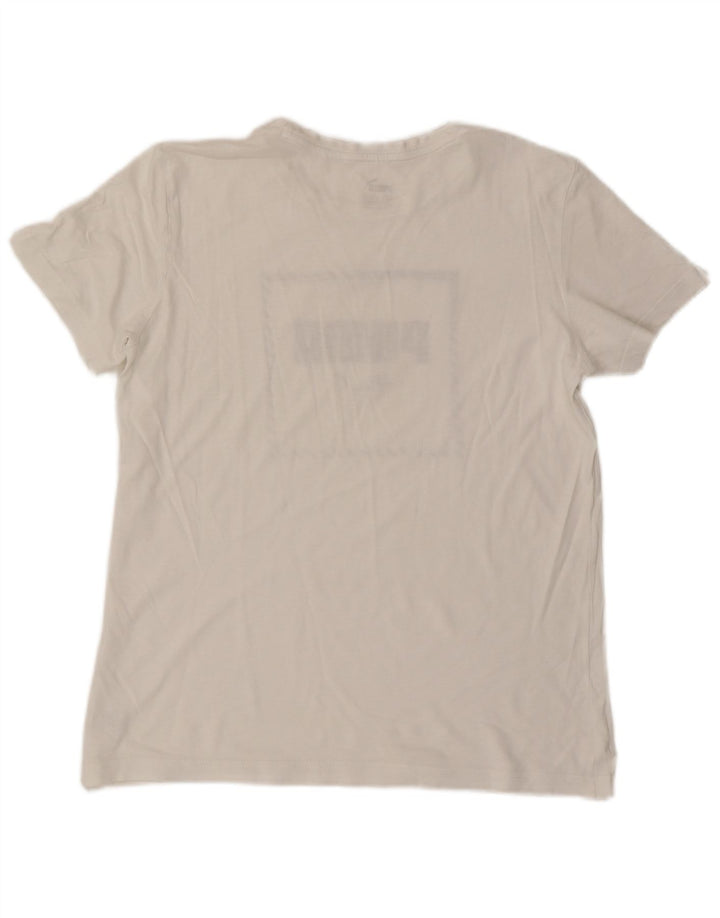 Chłopięca koszulka z grafiką Puma 15-16 lat XL, biała