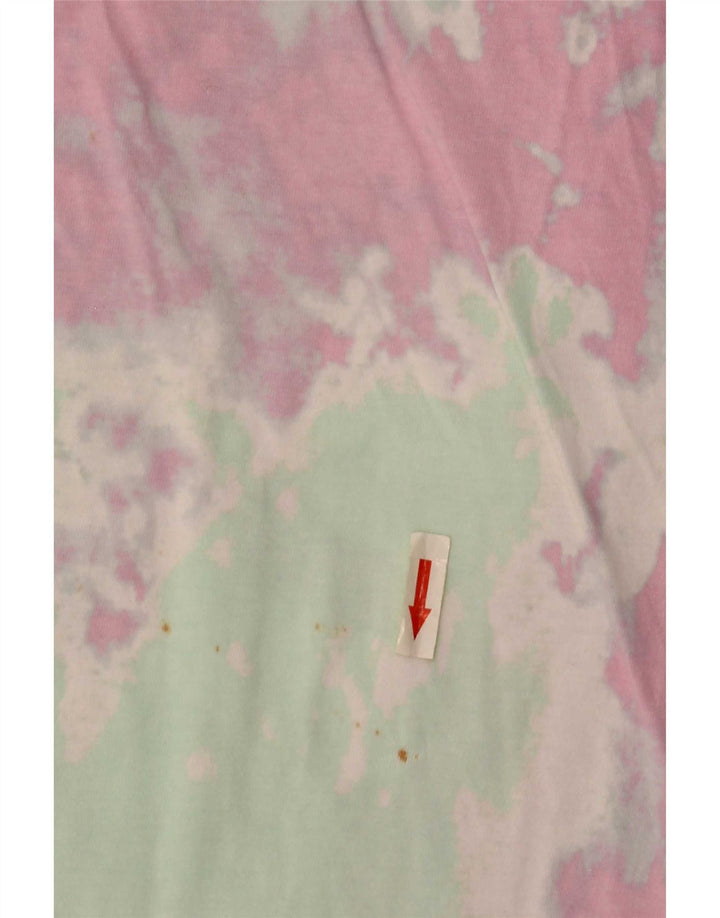 Adidas Męska koszulka Top Medium Multicolored Tie Dye Cotton