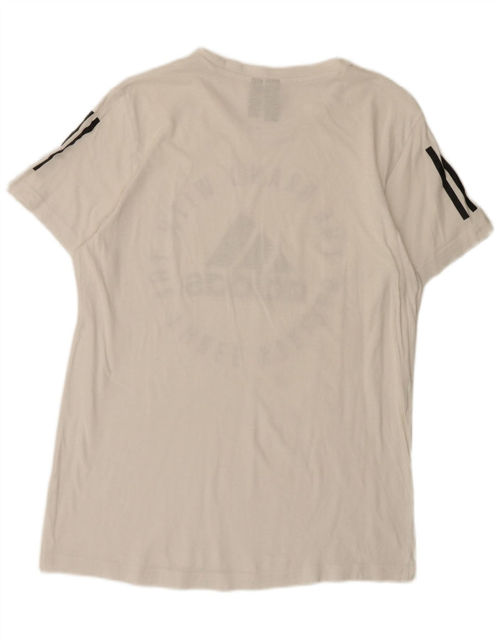 Męska koszulka graficzna Adidas Top Medium White