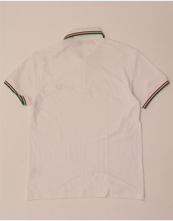 Męska lekka i rozciągliwa koszulka polo Fred Perry, średnia biała bawełna