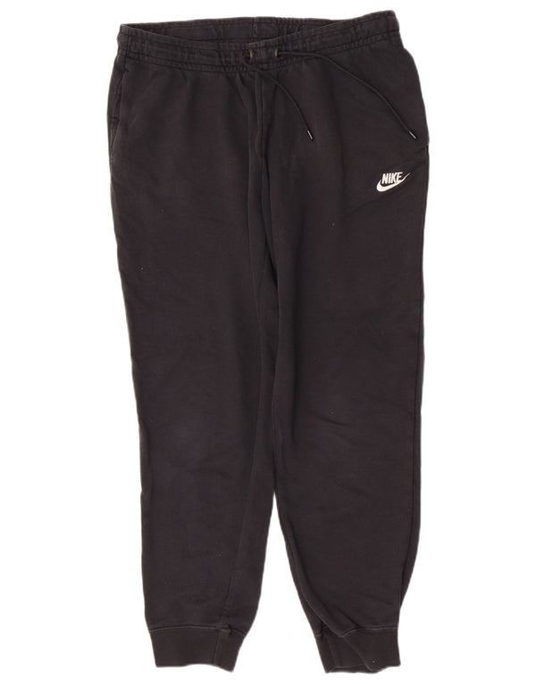 Damskie spodnie dresowe Nike Joggers UK 14, duże, czarne, bawełniane