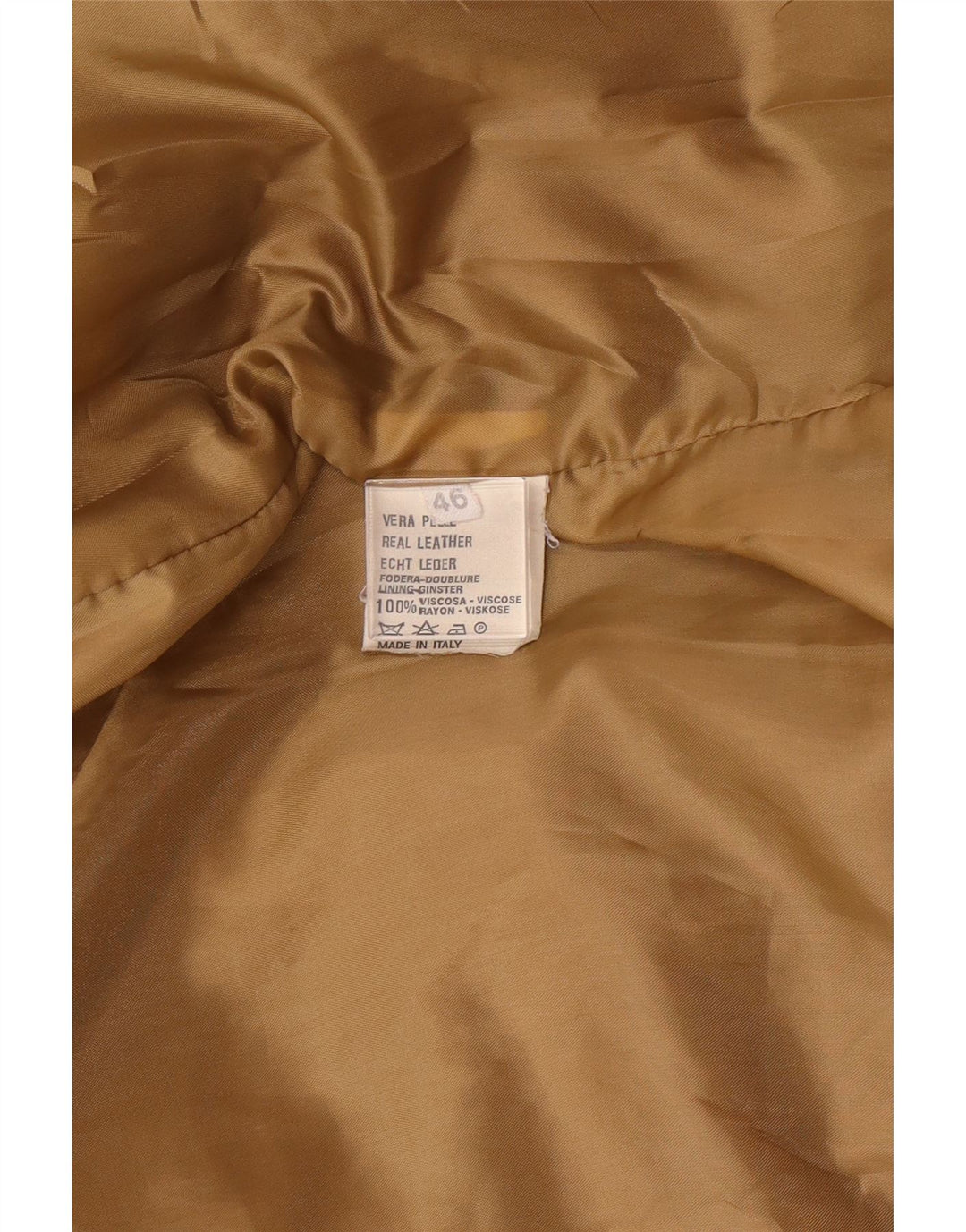 VINTAGE Womens Suede Jacket IT 46 Large Brown Leather Classic