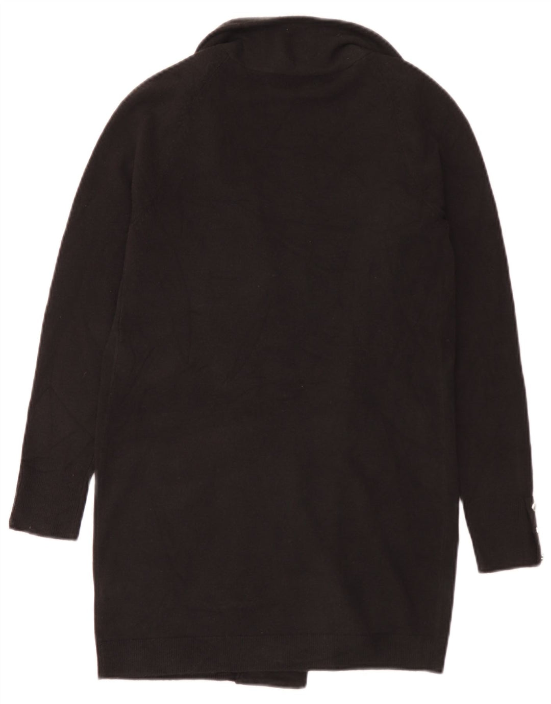 Marks & Spencer Damski sweter rozpinany o długim kroju, UK 8, mały, czarny