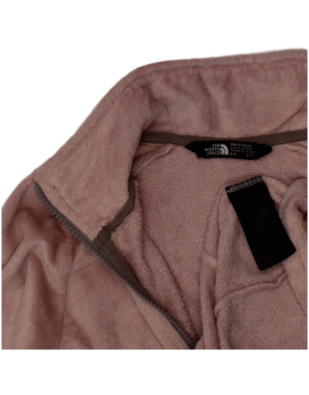 Kurtka polarowa THE NORTH FACE dziewczęca 7-8 lat, mała, różowa, poliestrowa